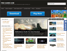 Tablet Screenshot of freegamesaim.com